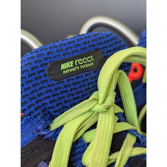 Nike React Infinity Run Flyknit 2 Sneakers Running Shoes KA CZ3602 Blue Orange